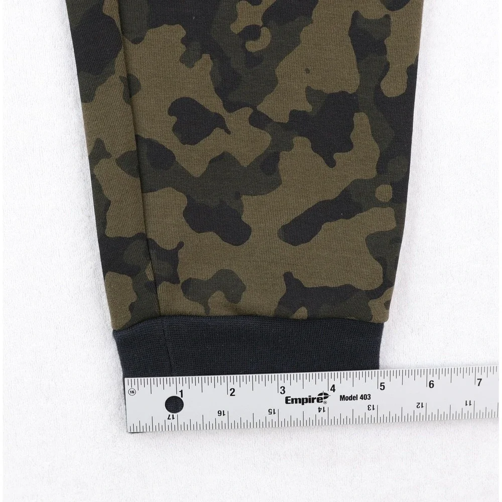Nike Sportswear Tech Fleece Camo Jogger Pants Mens Large Green CJ5981-222